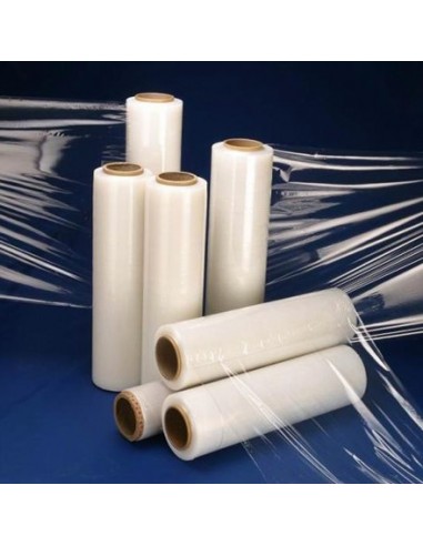 FILM PALETIZADOR TRANSPARENTE 20 MIC T/ROLLO 50 CM X 1.7 KG APROX.