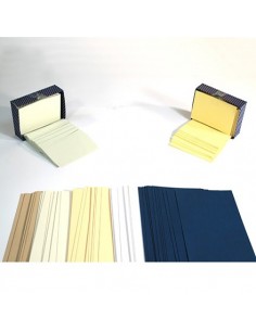 TARJETAS OPALINAS HILADAS BLANCAS T/AMERICANO 200 GRS 100 UDS