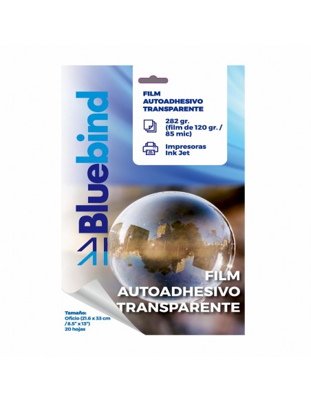 Film Autoadhesivo Transparente Bluebind