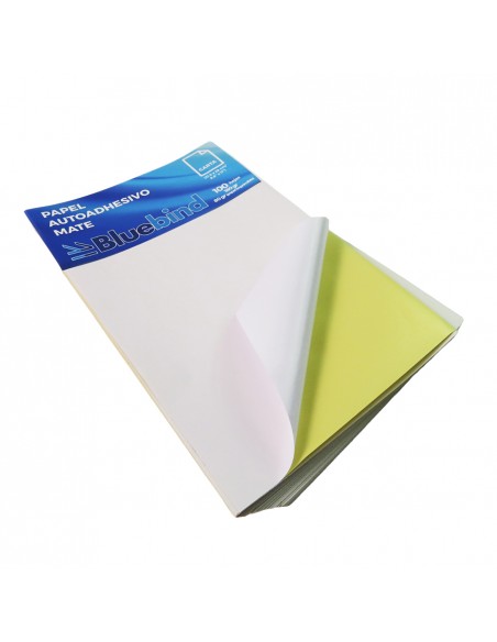 Papel Adhesivo Matte tamaño Carta 100 Uds