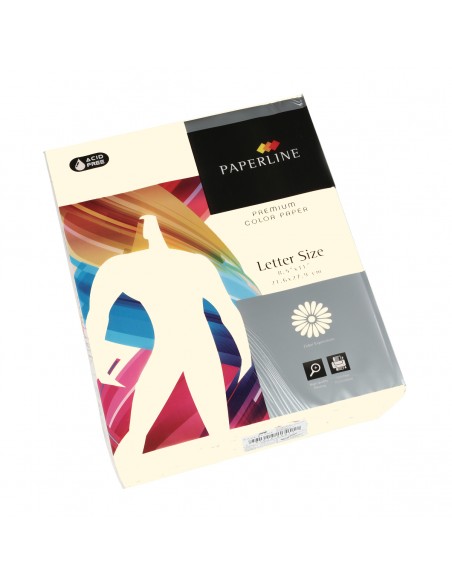 Papel de Colores Spectra 75 gr Carta resma 500 Hojas