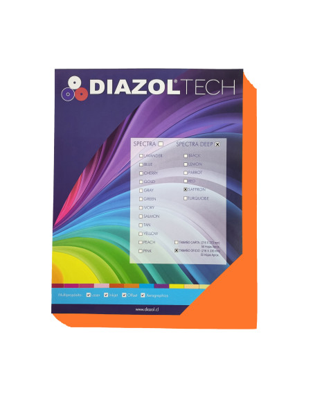 Papel Spectra Deep 80g Oficio Sachet 50 hojas