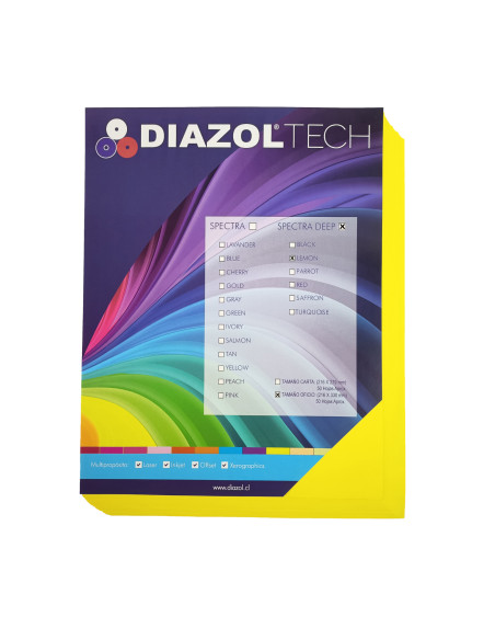 Papel Spectra Deep 80g Oficio Sachet 50 hojas