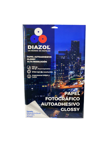 Papel Autoadhesivo Alta Resolución Bluebind Glossy