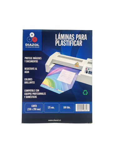 Sobres Termolaminados 175mic T/Carta...