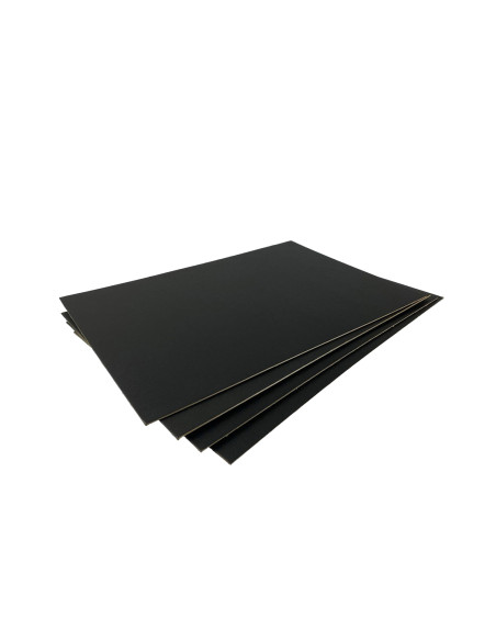 Cartón Piedra Negro Pliego 1,5 mm 950 g x m2 - 77x110 cm