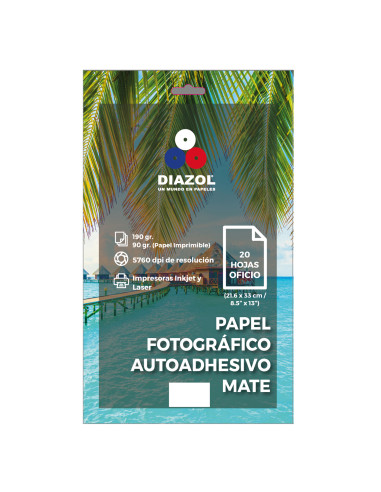 Papel Fotográfico Autoadhesivo Matte HR