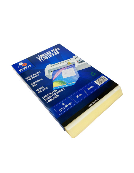 Sobres Termolaminados 125mic T/DIN A4 100 Uds