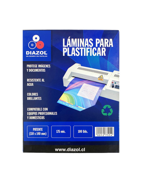 Sobres Termolaminados 175mic T/Patente 100 Uds